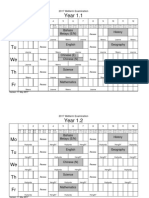 (By Class) Midterm Exam Invigilation 11 May