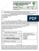 Avaliação Diagnóstica 8º Ano