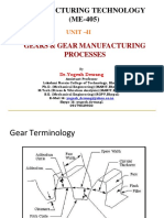 Gears & Gear Manufacturing Processes-2