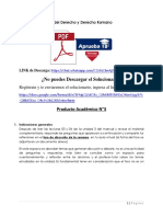 Producto Académico N°3 - HISTORIA DEL DERECHO Y DERECHO ROMANO