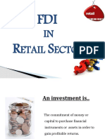 FDI R S: IN Etail Ector