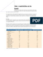 Alimentación y Nutrición en La Madre Lactante Resumen