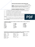 Guía de Ejercicios Reacciones de Óxido Reduccion 4 Medio