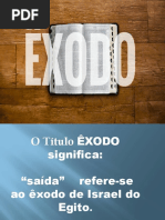 Estudo Sobre Livro Exodo