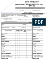 School Form 10 SF10 Learner's Permanent Academic Record For Elementary School - 3