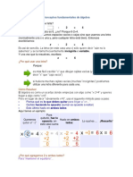 Conceptos Fundamentales de Álgebra