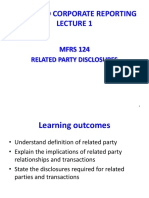 Lecture 1 - MFRS 124 Related Party Revised 1