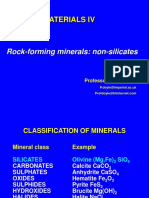 Earth Materials Iv: Rock-Forming Minerals: Non-Silicates