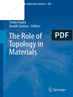 2018 Book TheRoleOfTopologyInMaterials