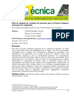 1plan de Manejo de Residuos de Pescado para El Puerto Pesquero Artesanal de Coquimbo