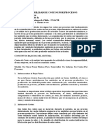 Contabilidad de Costos Por Procesos Por Humberto Varas Docente de Costos de La Universidad de Santiago de Chile - USACH