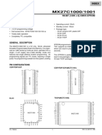 MX27c1000 (1M-BIT (128K X 8) ) Datasheet