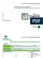 Programa de Estudios Gestión de Los Servicios de Enfermería