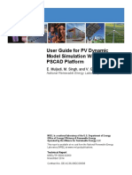 User Guide For PV Dynamic Model Simulation Written On PSCAD Platform