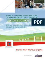 Mises en Oeuvre Systeme Management Energie Selon Iso50001 8122