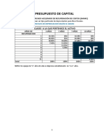 Practica de Formmulacion de Presupuesto de Capital