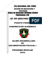 Silabo Documentacion Policial 1