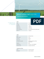 Data Sheet Wind Turbine SWT 3.2 113