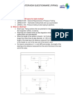 Piping Questionnaire