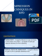 Impression Procedures in RPD