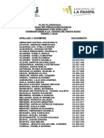 1009 Casas - Adjudicatarios Santa Rosa 1 Hijo