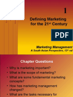 Defining Marketing For The 21 Century