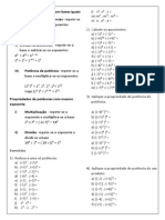 Propriedades de Potências Com Bases Iguais