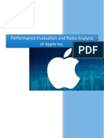 Performance Evaluation and Ratio Analysis of Apple Inc