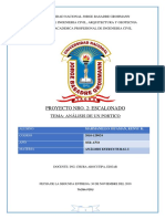 Informe de Escalonado de Cubiertas Analisis Estructural