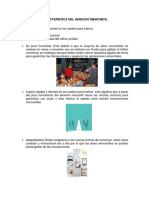 Característica Del Derecho Mercantil