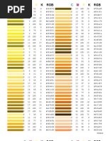 Cmyk Pantone