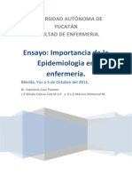 Ensayo Epidemiologia