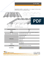 Floor Deck Profile TS 47/180: Product Data Sheet