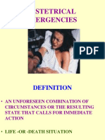 Obstetrical Emergencies Maternity Nursing