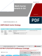 UMTS Multi-Carrier - F3F4 Continuous Scenario & GU Strategy 20181230