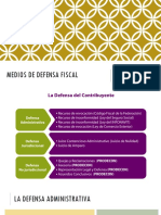 Medios de Defensa Fiscal