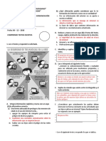 5to EVALUACION III TRIMESTRE Comunicacion - Aplazado