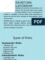 Risk Return Relationship