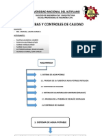 Pruebas de Control y Calidad