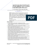 Non-Linear Optoelectronic Phase-Locked Loop For Stabilization of Opto-Millimeter Waves: Towards A Narrow Linewidth Tunable THZ Source