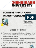 Pointers and Dynamic Memory Allocation