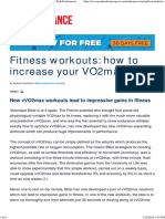 Increase Your VO2max 