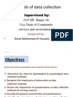 Methods of Data Collection