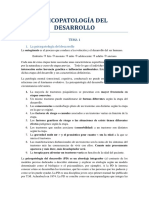 Psicopatología Del Desarrollo - t1