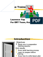 Train The Trainer: Laurence Yap For ERT Team, Komag