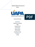 Indicacion y Espacio para El Trabajo Final