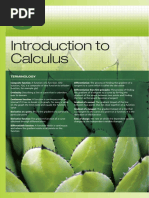 Introduction To Calculus: Terminology