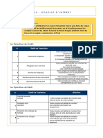 Echelle D'interet EXEMPLE PDF