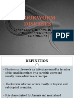 Hookworm Diseases: (Ancylostomiasis /Miner'S Disease/Egyptian Chlorisis)