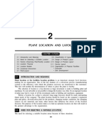 Chapter 2 - PLANT LOCATION AND LAYOUT PDF